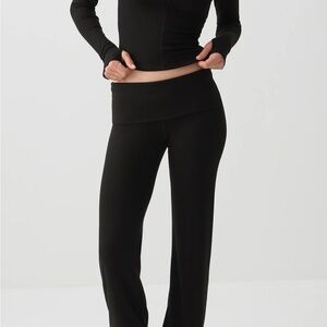 Ardene Black Knit Lounge Set